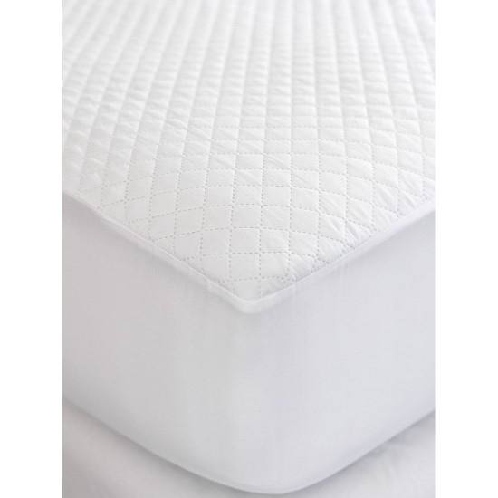 Επίστρωμα Καπιτονέ King Size White Comfort Quilted Cotton Palamaiki (180x200+35) 1Τεμ