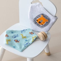 Σαλιάρες Μπαντάνα Σετ New Baby NB140 Boy Palamaiki 2Τεμ