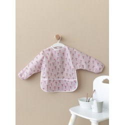 Σαλιάρα Με Μανίκια New Baby NB0146 Girl Palamaiki 1Τεμ