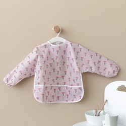 Σαλιάρα Με Μανίκια New Baby NB0146 Girl Palamaiki 1Τεμ