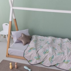 Κουβέρτα Βελουτέ Μονή Blanket Collection Rainy Palamaiki (160x220) 1Τεμ