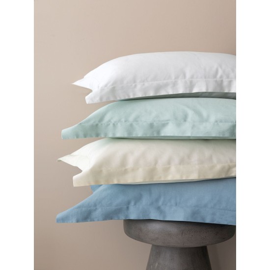 Μαξιλαροθήκες Σετ Posh Green 300TC Satin Cotton Palamaiki (52x72) 2Τεμ
