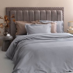 Μαξιλαροθήκες Σετ Posh Grey 300TC Satin Cotton Palamaiki (52x72) 2Τεμ