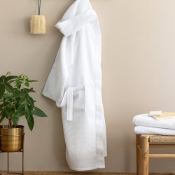 Μπουρνούζι Με Κουκούλα Πικέ Bath Collection Aelia Palamaiki 1Τεμ