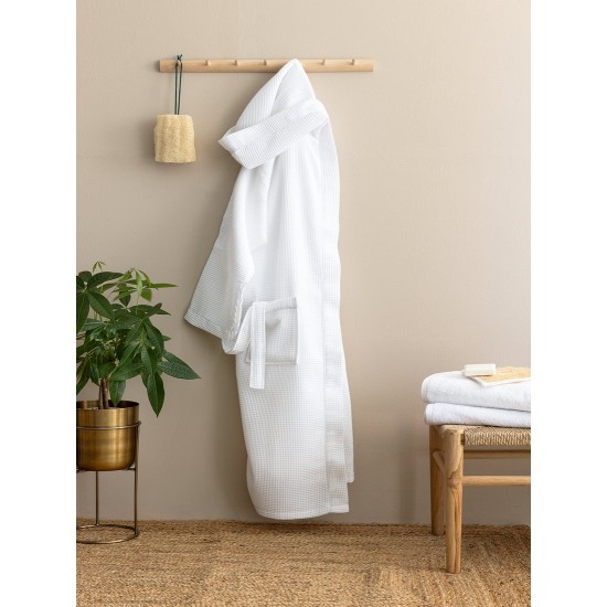 Μπουρνούζι Με Κουκούλα Πικέ Bath Collection Aelia Palamaiki 1Τεμ