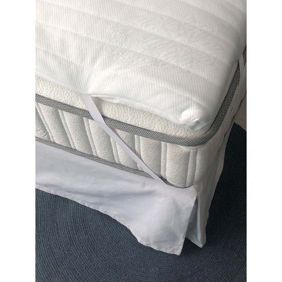 Ανώστρωμα Διπλό White Comfort Top Foam Palamaiki (140x200+4) 1Τεμ