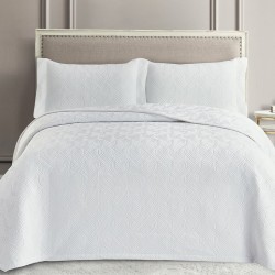 Κουβερλί Νυφικά Υπέρδιπλα Σετ Wedding Luxury Wed101 Micro Palamaiki (240x260) 3Τεμ