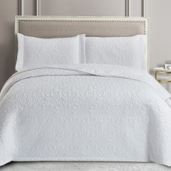 Κουβερλί Νυφικά Υπέρδιπλα Σετ Wedding Luxury Wed103 Micro Palamaiki (240x260) 3Τεμ