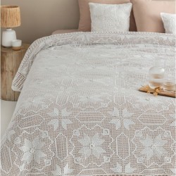 Κουβερλί Υπέρδιπλο Vintage Beauty Megan Cotton Palamaiki (225X260) 1Τεμ