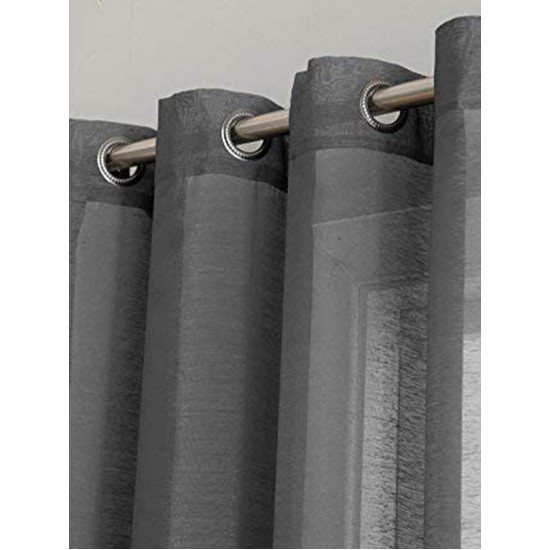 Κουρτίνα Με Τρούκς Home Décor Curtains Bele Grey Palamaiki (140x260) 1Τεμ