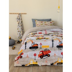 Κουβέρτα Παιδική Fleece Με Sherpa Μονή Blanket Collection SW101 Flannel Palamaiki (160x220) 1Τεμ
