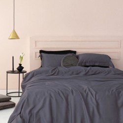 Σεντόνια Υπέρδιπλα Σετ Nature Coal 300TC Bamboo Cotton Palamaiki (250x270) 4Τεμ