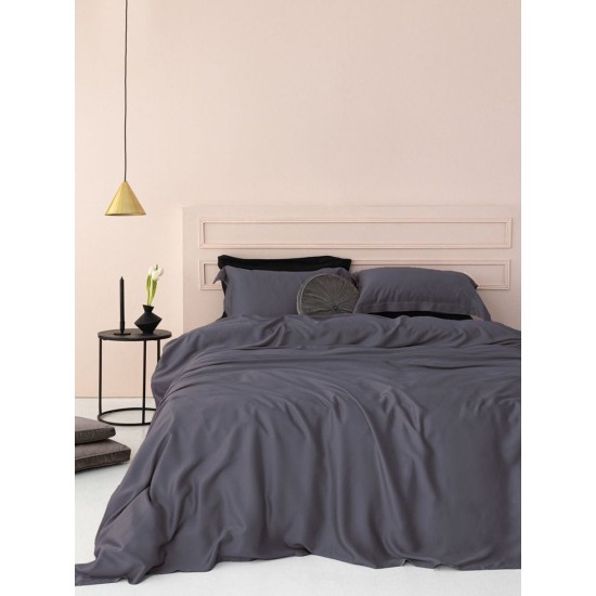 Σεντόνια Υπέρδιπλα Σετ Nature Coal 300TC Bamboo Cotton Palamaiki (250x270) 4Τεμ