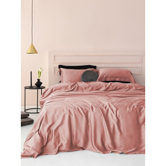 Σεντόνια King Σετ Nature Pink 300TC Bamboo Cotton Palamaiki (275x290) 4Τεμ