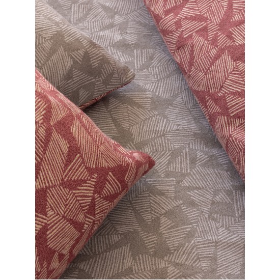 Σεντόνια Φανελένια Υπέρδιπλα Σετ Flannel Beauty FB0224 Cotton Palamaiki (240x265) 4Τεμ
