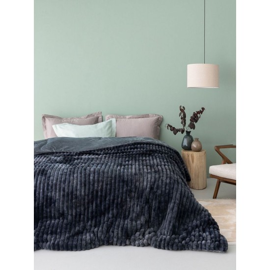 Κουβερτοπάπλωμα Υπέρδιπλο Comforter Collection Tidi-2 Grey Palamaiki (220x240) 1Τεμ