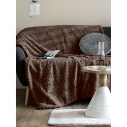 Κουβέρτα  Καναπέ Aleria Beige Flannel-Sherpa Palamaiki (130x180) 1Τεμ
