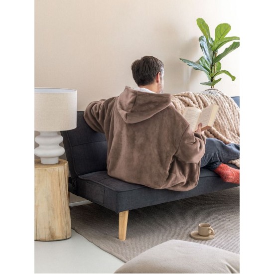 Κουβέρτα Flecce Με Sherpa Throws Collection Huhu 2 Tan Palamaiki (90x100) 1Τεμ