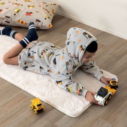 Κουβέρτα Fleece Με Κουκούλα & Μανίκια Cositos Kids Collection Lorry Flannel Palamaiki 1Τεμ Κουβέρτα Fleece Με Κουκούλα & Μανίκια Cositos Kids Collection Lorry Flannel Palamaiki 1Τεμ