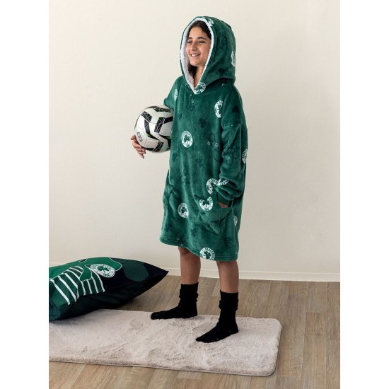 Κουβέρτα Fleece Με Κουκούλα & Μανίκια Cositos Kids Collection Panathinaikos Palamaiki 1Τεμ Κουβέρτα Fleece Με Κουκούλα & Μανίκια Cositos Kids Collection Panathinaikos Palamaiki 1Τεμ