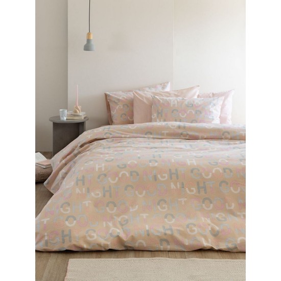 Παπλωματοθήκη Υπέρδιπλη Σετ Fashion Life FL6248 Cotton Palamaiki (240x250) 3Τεμ