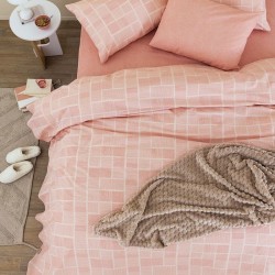 Παπλωματοθήκη Υπέρδιπλη Σετ Fashion Life FL6250 Cotton Palamaiki (240x250) 3Τεμ