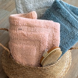 Πατάκι Μπάνιου Bath Collection Miso Pink Cotton Palamaiki (50x80) 1Τεμ