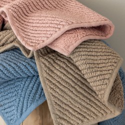 Πατάκι Μπάνιου Bath Collection Lewis Pink Cotton Palamaiki (50x80) 1Τεμ