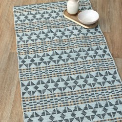 Χαλάκι Κουζίνας Rugs Collection Lopa Grey Cotton Palamaiki (60x120) 1Τεμ