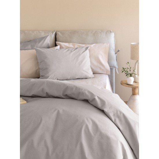 Μαξιλαροθήκες Σετ Etoile-2 Silver Cotton Palamaiki (52x72) 2Τεμ