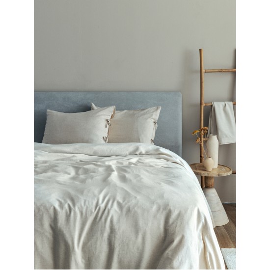 Σεντόνια Υπέρδιπλα Σετ Balin Collection White Linen - Bamboo Palamaiki (250x280) 4Τεμ