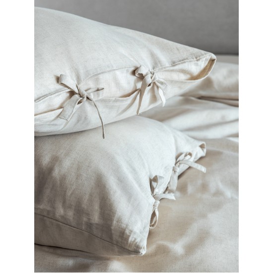 Σεντόνια Υπέρδιπλα Σετ Balin Collection White Linen - Bamboo Palamaiki (250x280) 4Τεμ