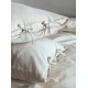 Σεντόνια Υπέρδιπλα Σετ Balin Collection White Linen - Bamboo Palamaiki (250x280) 4Τεμ