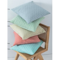 Διακοσμητική Μαξιλαροθήκη Jenn-2 Aqua Micro Palamaiki (48x48) 1Τεμ