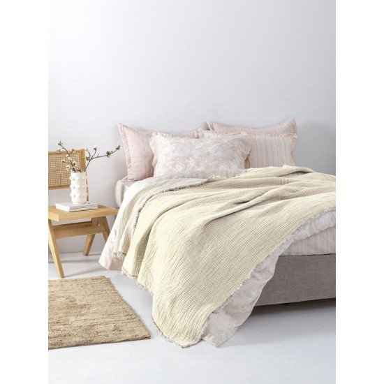 Κουβέρτα Καλοκαιρινή Μονή Mous Natural Cotton Palamaiki (170x240) 1Τεμ