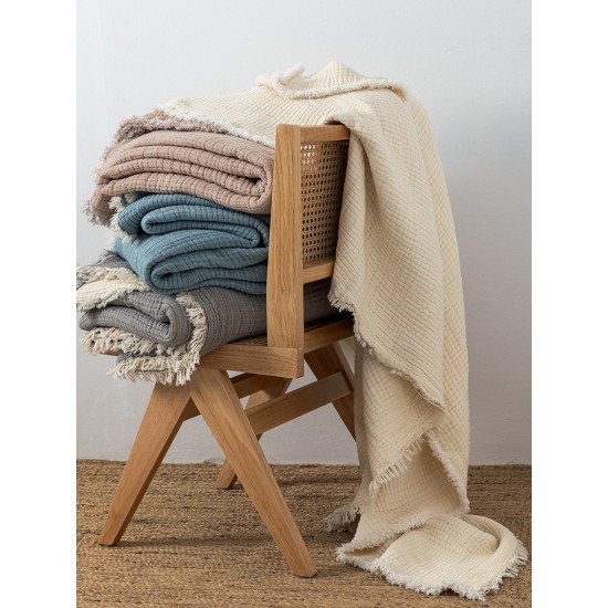 Κουβέρτα Καλοκαιρινή Μονή Mous Blue Cotton Palamaiki (170x240) 1Τεμ Κουβέρτα Καλοκαιρινή Μονή Mous Blue Cotton Palamaiki (170x240) 1Τεμ