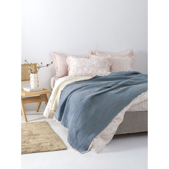 Κουβέρτα Καλοκαιρινή Μονή Mous Blue Cotton Palamaiki (170x240) 1Τεμ Κουβέρτα Καλοκαιρινή Μονή Mous Blue Cotton Palamaiki (170x240) 1Τεμ