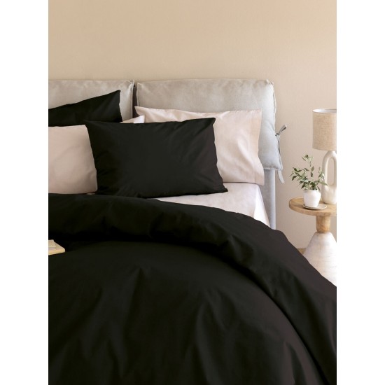 Μαξιλαροθήκες Σετ Etoile-2 Black Cotton Palamaiki (52x72) 2Τεμ