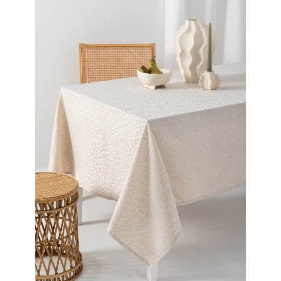 Τραπεζομάντηλο Αλέκιαστο Formal Dinner Lita Beige Palamaiki (175x320) 1Τεμ