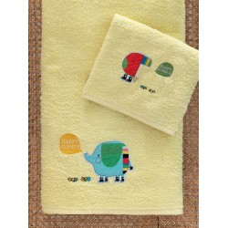 Πετσέτες Παιδικές Σετ Kids Bath Jungler Cotton Palamaiki 2Τεμ