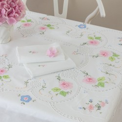 Τραπεζαρίας Σετ Formal Nina Cotton Palamaiki (180x270) 13Τεμ