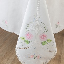 Τραπεζαρίας Σετ Formal Nina Cotton Palamaiki (180x270) 13Τεμ