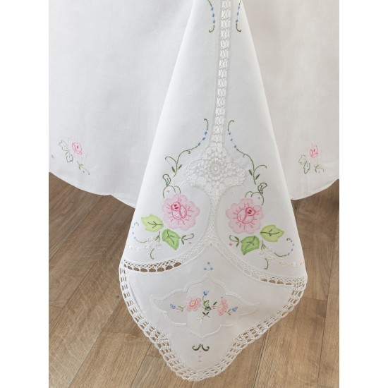 Τραπεζαρίας Σετ Formal Nina Cotton Palamaiki (180x270) 13Τεμ