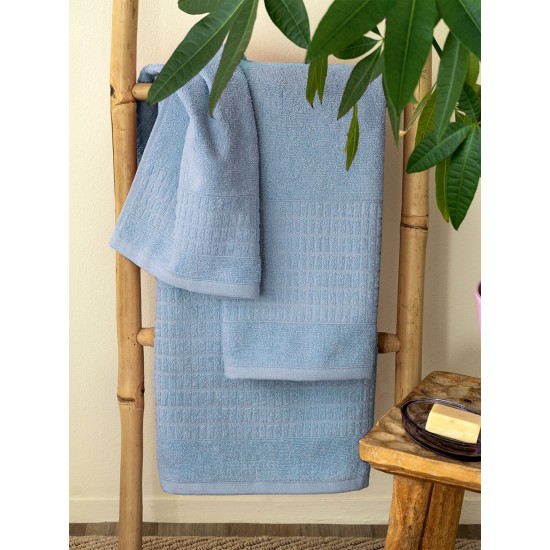 Πετσέτα Μπάνιου Towels Roll Blue Cotton Palamaiki (80x160) 1Τεμ