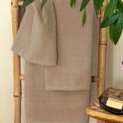 Πετσέτα Μπάνιου Towels Roll Beige Cotton Palamaiki (80x160) 1Τεμ