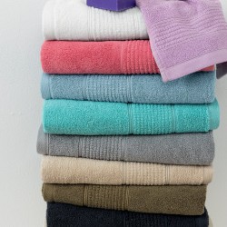 Πετσέτα Προσώπου Towels Roke Moka Cotton Palamaiki (50x90) 1Τεμ