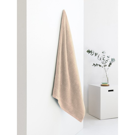 Πετσέτα Μπάνιου Towels Roke Beige Cotton Palamaiki (80x160) 1Τεμ