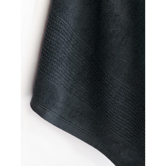 Πετσέτα Μπάνιου Towels Roke Black Cotton Palamaiki (80x160) 1Τεμ