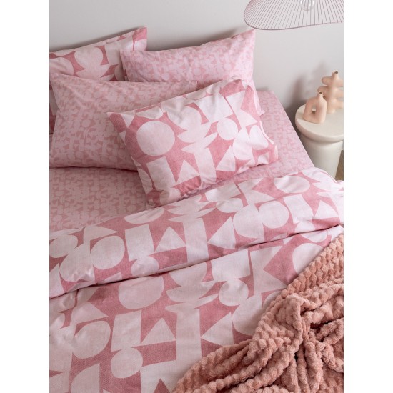 Παπλωματοθήκη Υπέρδιπλη Σετ Fashion Life FL6289 Cotton Palamaiki (240x250) 3Τεμ