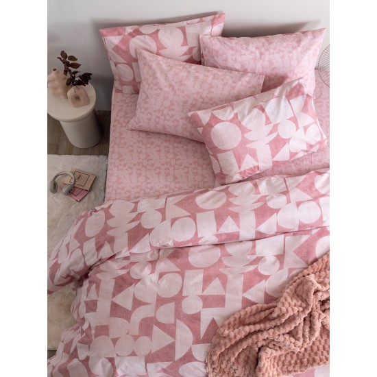 Παπλωματοθήκη Υπέρδιπλη Σετ Fashion Life FL6289 Cotton Palamaiki (240x250) 3Τεμ